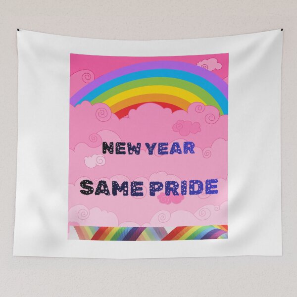 Item preview, LGBTQ Lesbian Queer Gay Pride for New Year – Love Is Love Art designed and sold by LGBT-LoveStudio.