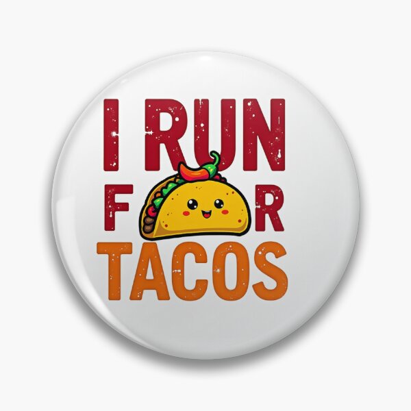 Item preview, I Run for Tacos – Cute Funny Taco Runner Design designed and sold by civotajim.