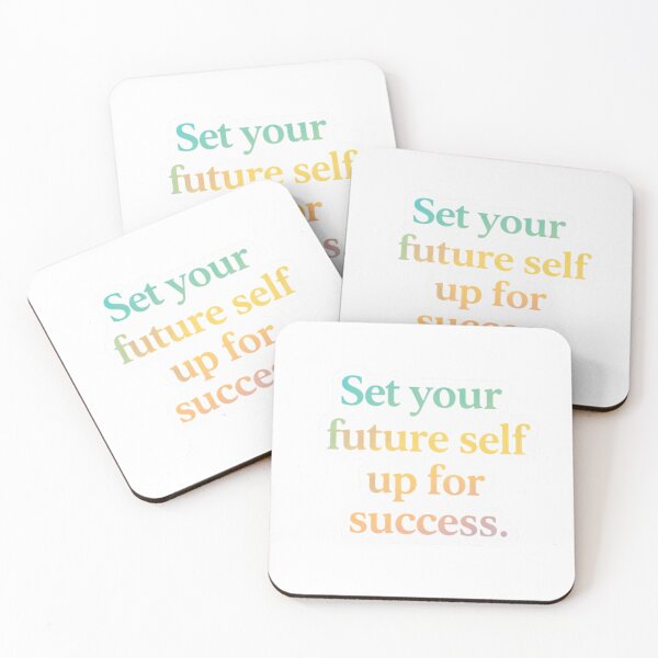 Item preview, set your future self up for success minimalistic motivational quote designed and sold by SMARTKIT  DESIGNAGENCY.