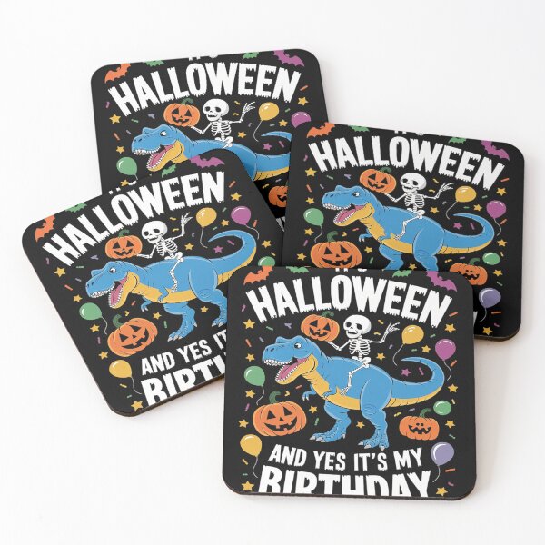 Item preview, It's halloween and yes it's my birthday dinosaur halloween designed and sold by RuthGAArt.