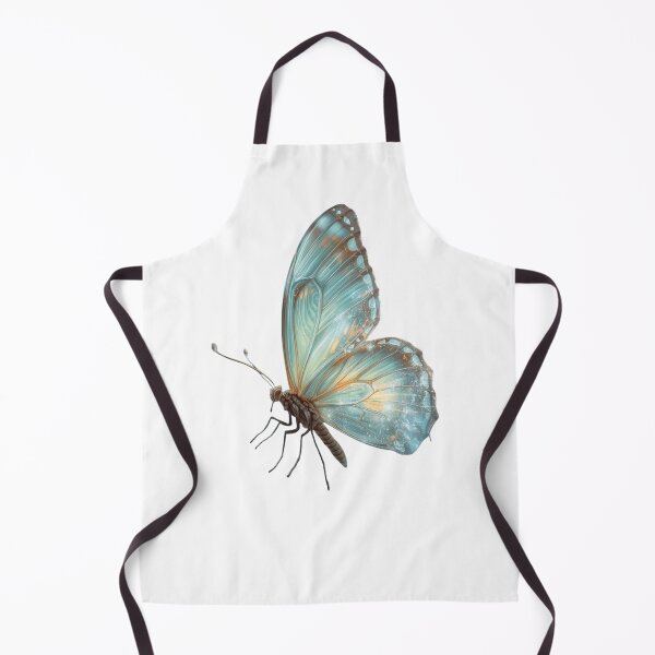 Item preview, Ethereal Blue & Yellow Butterfly | Dreamy Glowing Butterfly Art designed and sold by KiValuate.