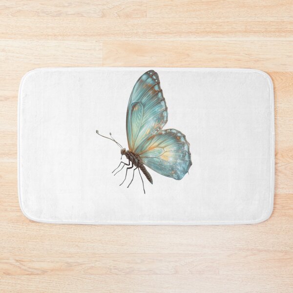Item preview, Ethereal Blue & Yellow Butterfly | Dreamy Glowing Butterfly Art designed and sold by KiValuate.