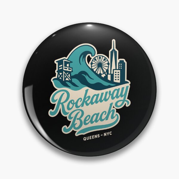 Item preview, Rockaway Beach Queens New York Skyline designed and sold by Boogosh.