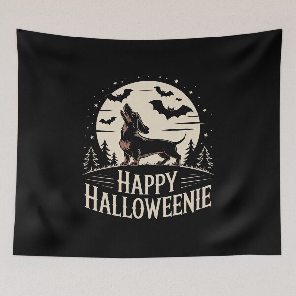 Item preview, Halloween 2025 Dachshund Costume Weiner Dog Moon Halloweenie  designed and sold by RoyTill0Art.