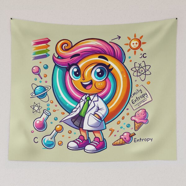 Item preview, Emily Entropy – Physics Entropy & Thermodynamics Wordplay Design designed and sold by RollFuzzy.