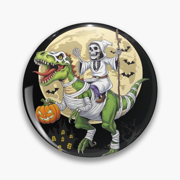 Item preview, Kids Boys Skeleton Riding Mummy Dinosaur Halloween designed and sold by RuthGAArt.
