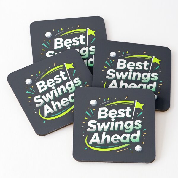 Item preview, Best Swings Ahead – Golf Motivation Art designed and sold by MKV Design.