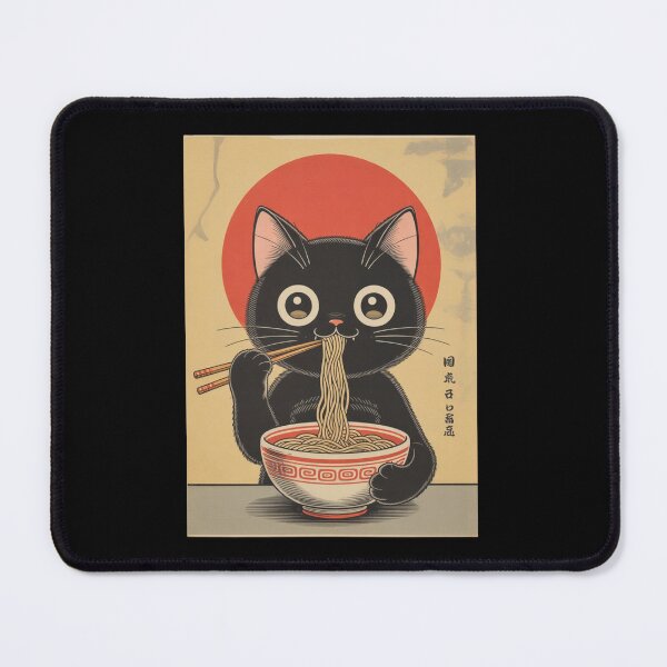 Item preview, Copie de Anime Cat Ramen Japanese Funny Cat Graphic Tees designed and sold by ZACK ART.