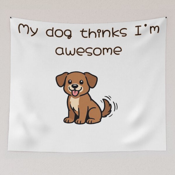 Item preview, Awesome Dog Owner Saying designed and sold by NatureUnleashed.