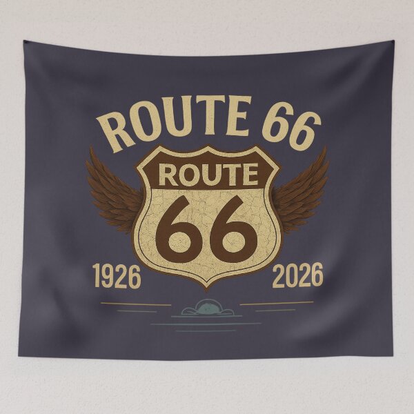 Item preview, Route 66 Wings & Horizon – 100 Years of Freedom & Travel Adventure designed and sold by VoglR.