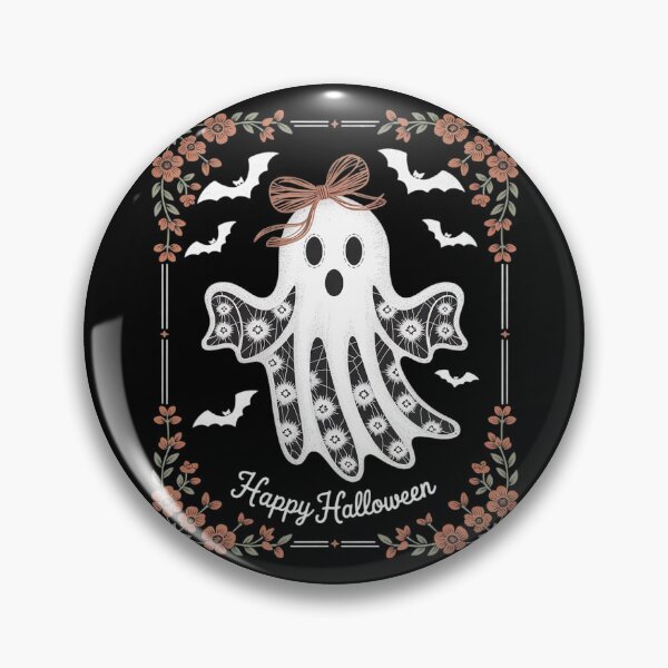 Item preview, Halloween Ghost Women Funny Pumpkin Printed Cute Spooky Season Fall Season  designed and sold by RoyTill0Art.