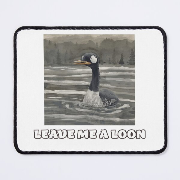 Item preview, Leave Me A Loon Shirt | Funny Bird Pun Tee | Vintage Loon Duck Humor designed and sold by Printsouf.