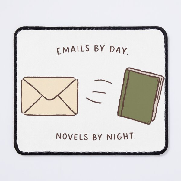 Item preview, Office Reader – Emails by Day, Novels by Night designed and sold by Scattered-Words.