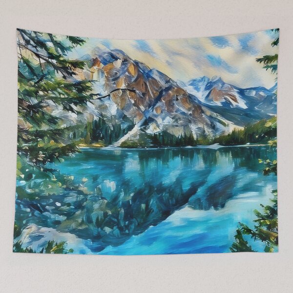 Item preview, Reflections of a Mountain designed and sold by tomorrowsart.