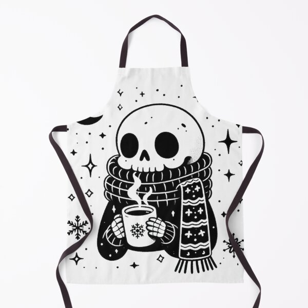 Item preview, Winter Gothic Skeleton – Cozy Dark Illustration designed and sold by Roberta Calabrese.