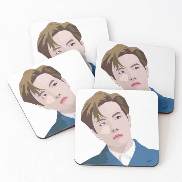 Item preview, J-Hope of BTS in a stunning vector digital portrait. designed and sold by Aome22.