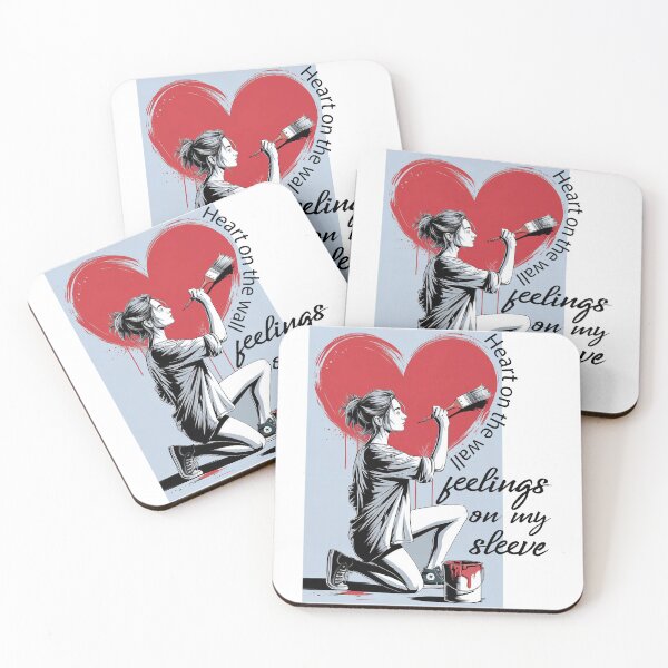 Item preview, Heart on the wall - Feelings on my sleeve designed and sold by Concept-Hub.