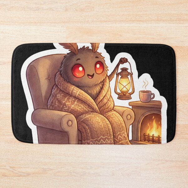 Item preview, Cozy Mothman with a Lamp Cryptidcore designed and sold by StickyGuys.