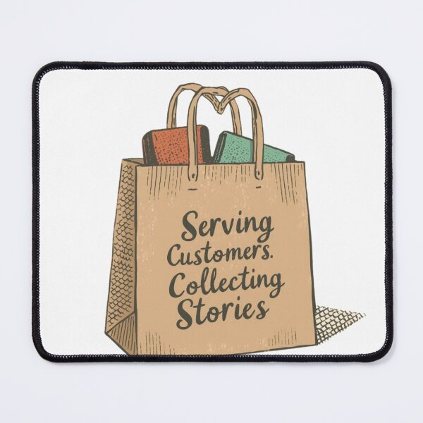 Item preview, Retail Worker Reader – Serving Customers, Collecting Stories designed and sold by Scattered-Words.