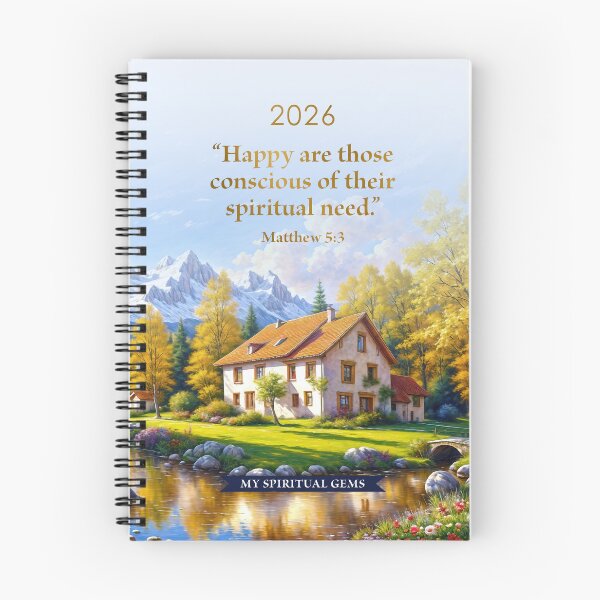 Item preview, 2026 Yeartext My Spiritual Gems (House and Stream) designed and sold by Paper Bee Gift Shop.