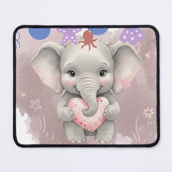 Item preview,  cute Baby Elephant Love – Cute Watercolor Animal designed and sold by Artdesign17.