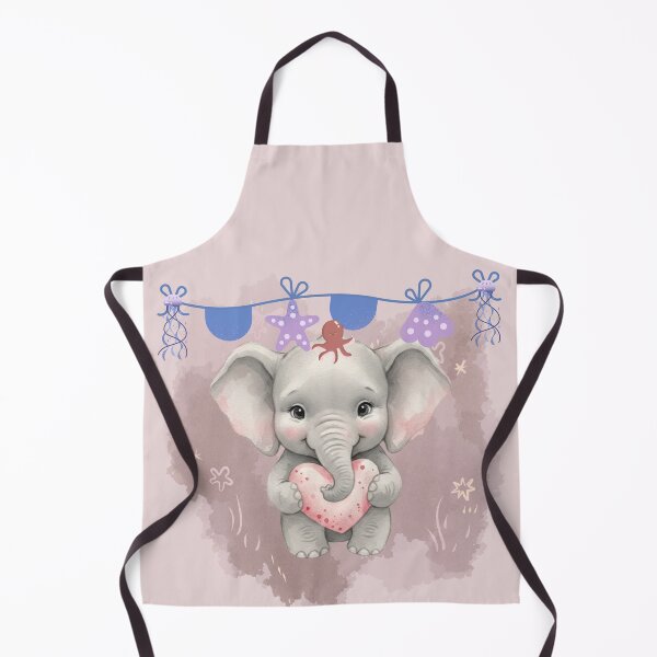Item preview, cute Baby Elephant Love – Cute Watercolor Animal designed and sold by Artdesign17.