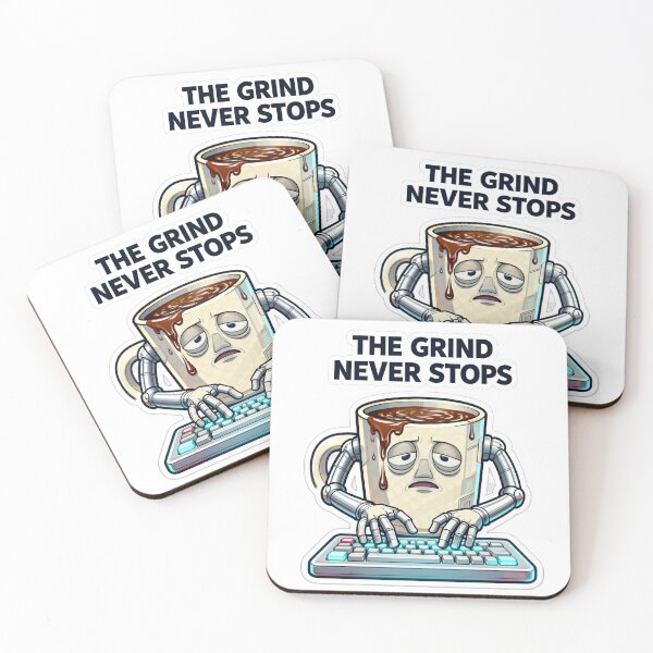 Item preview, The Grind Coffee Bot 1 - Late Night Gamer designed and sold by AI Experiment Lab.