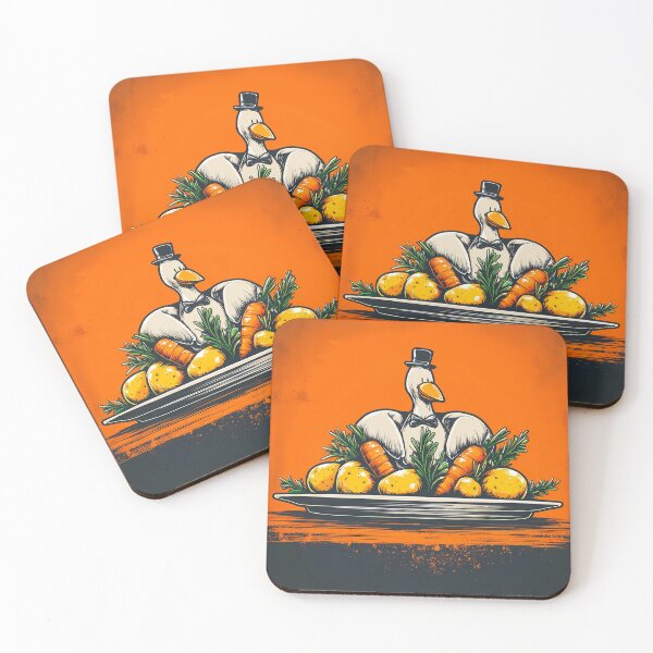 Item preview, funny clipart turkey on a platter  designed and sold by Ariadna de Raadt.