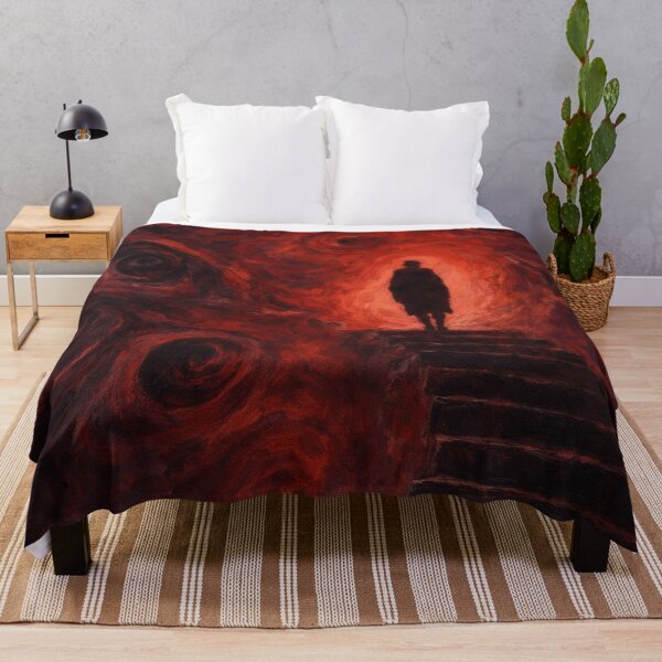 Item preview, Red Nihilism Painting – Abstract Existential Horror Art designed and sold by Visualynx.