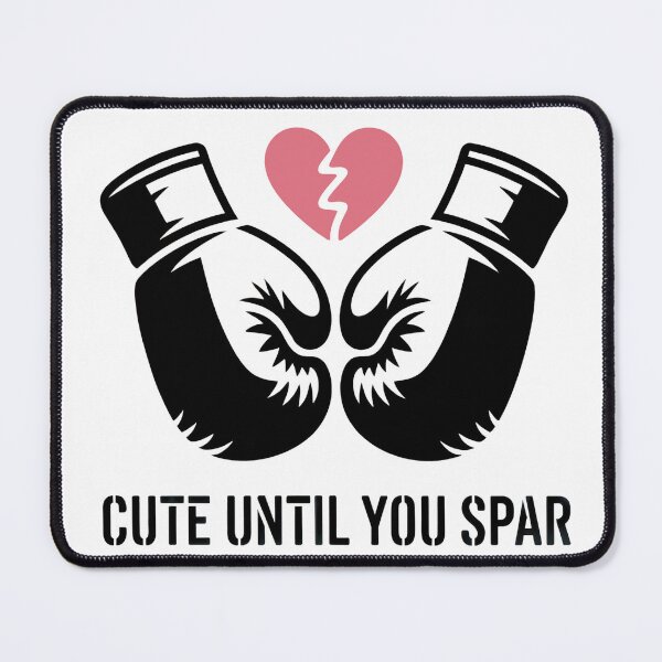 Item preview, Cute Until You Spar – Funny Women Fighter Street Art Design designed and sold by WSPrintCrafter.