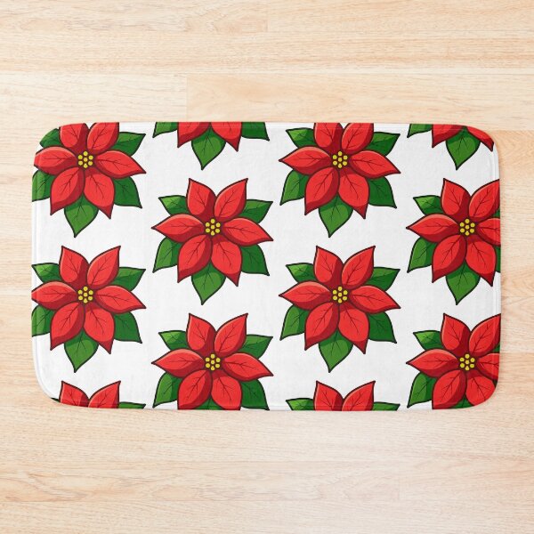 Item preview, Poinsettia, Christmas Flower, Winter Design designed and sold by GoldenSunsetBloom.