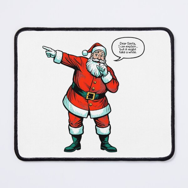 Item preview, Dear Santa, I Can Explain… Funny Sarcastic Christmas Santa designed and sold by SamartkitDesign.