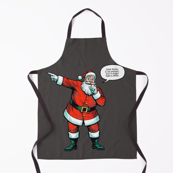 Item preview, Dear Santa, I Can Explain… Funny Sarcastic Christmas Santa designed and sold by SamartkitDesign.