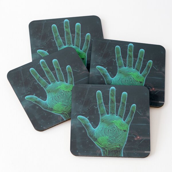 Item preview, Tech Meets Nature – Surreal Handprint Design designed and sold by Wonderful Designs.