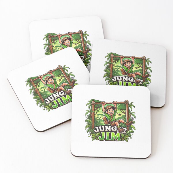 Item preview, Jungle Jim – Fun Kids Character & Jungle Gym Pun Design designed and sold by RollFuzzy.