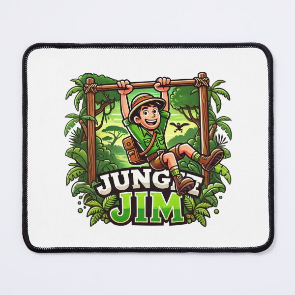 Item preview, Jungle Jim – Fun Kids Character & Jungle Gym Pun Design designed and sold by RollFuzzy.
