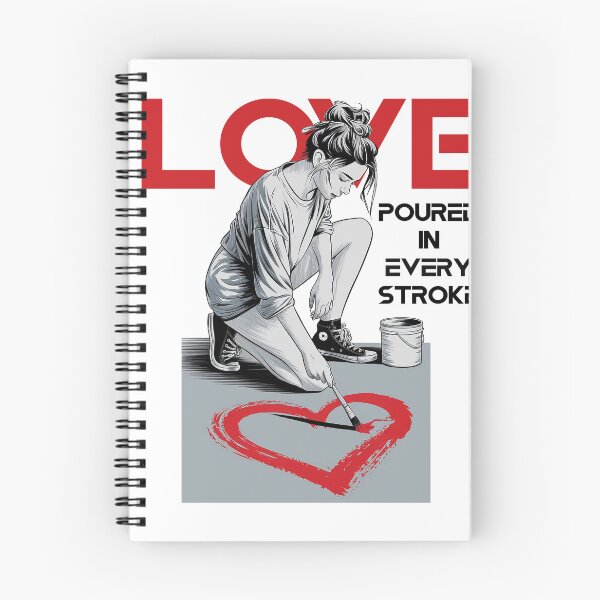 Item preview,  LOVE poured in every stroke designed and sold by Concept-Hub.