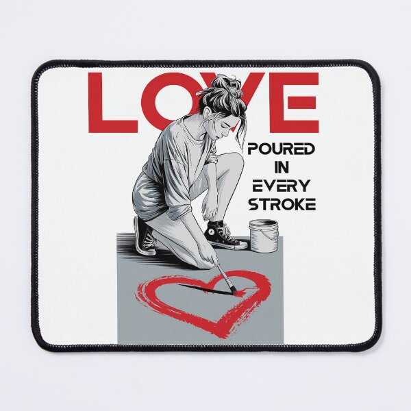 Item preview, LOVE poured in every stroke designed and sold by Concept-Hub.