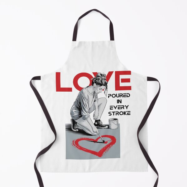 Item preview, LOVE poured in every stroke designed and sold by Concept-Hub.