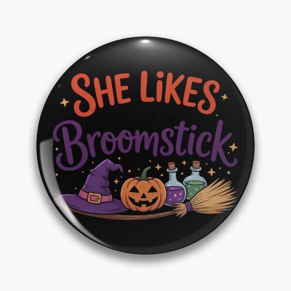 Item preview, He Likes My Pumpkins She Likes My Broomstick  designed and sold by VerseFarm.