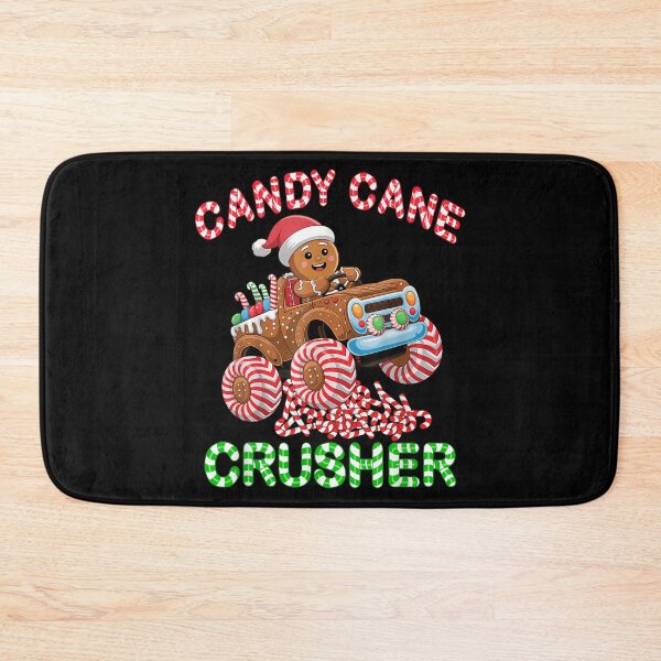 Item preview, Candy Cane Crusher Gingerbread Man Driving Monster Truck Festive Holiday Adventure designed and sold by StanaLuis.
