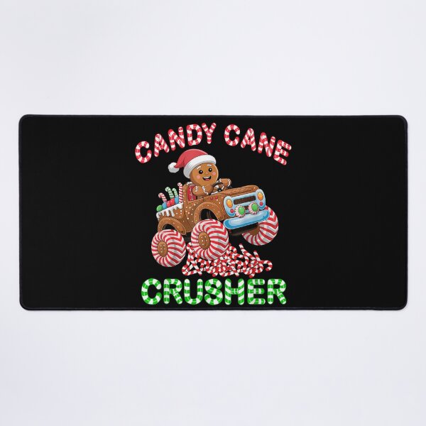 Item preview, Candy Cane Crusher Gingerbread Man Driving Monster Truck Festive Holiday Adventure designed and sold by StanaLuis.