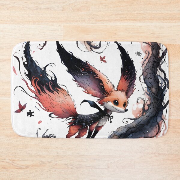 Item preview, Gothic Watercolor Cute Fox Dark Fantasy designed and sold by RubisLeaf.