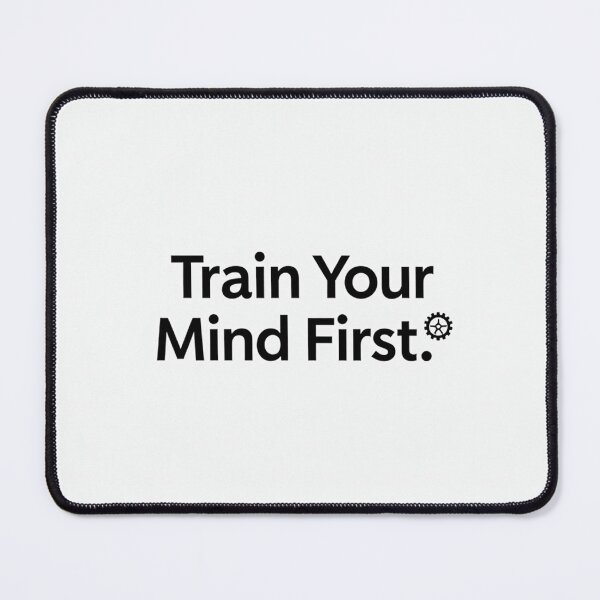 Item preview, Train Your Mind First – Minimal Motivation Quote Design designed and sold by civotajim.