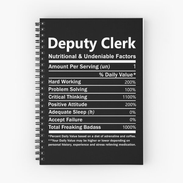 Item preview, Deputy Clerk designed and sold by ginawilliams39.