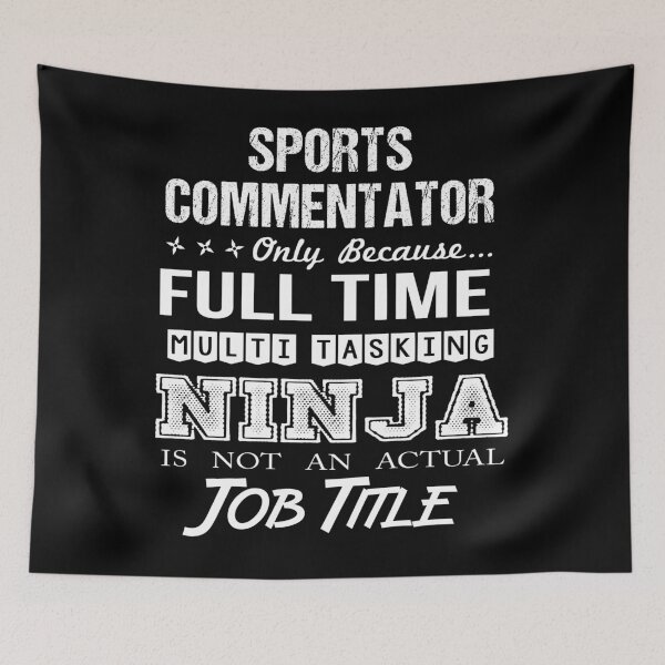 Item preview, Sports Commentator designed and sold by hzibfldecjq42.