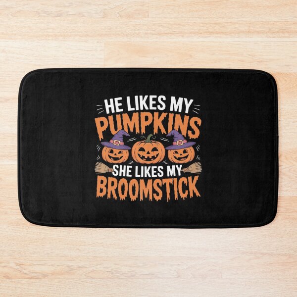 Item preview, He Likes My Pumpkins She Likes My Broomstick 2 designed and sold by VerseFarm.