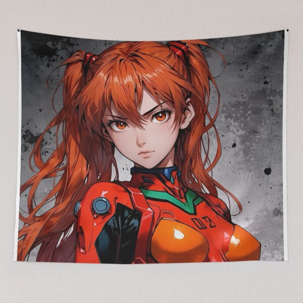 Item preview, Red Haired Anime Sci-Fi Pilot Girl | Futuristic Mecha Armor Art designed and sold by Dyan4.