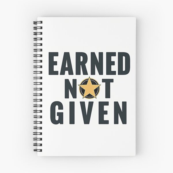 Item preview, Earned Not Given – Hard Work Motivation Quote Design designed and sold by civotajim.