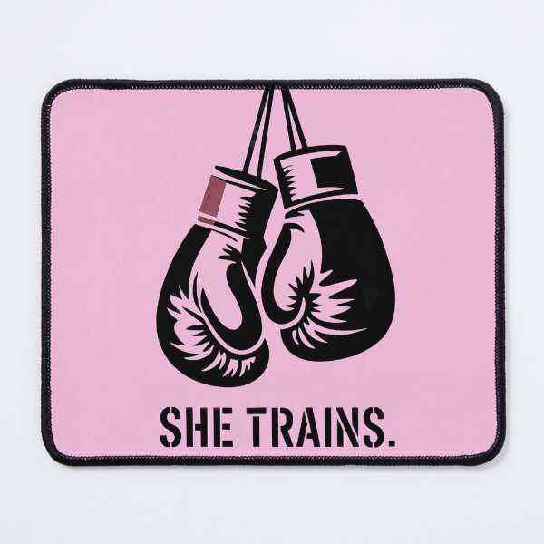 Item preview, She Trains. She Doesn’t Explain. – Female Fighter Street Art Tee designed and sold by WSPrintCrafter.